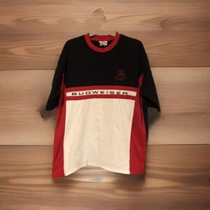 Dale Earnhardt Jr. #8 Budweiser NASCAR Racing L T-Shirt Vintage Fan Tee Chase